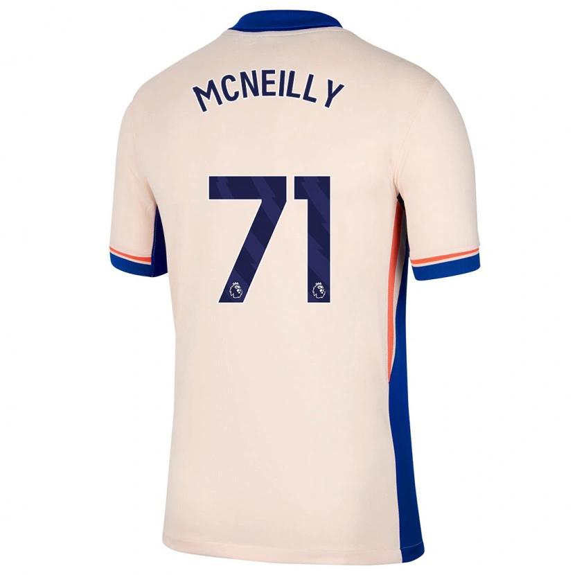 Danxen Męski Donnell Mcneilly #71 Jasnobeżowy Wyjazdowa Koszulka 2024/25 Koszulki Klubowe