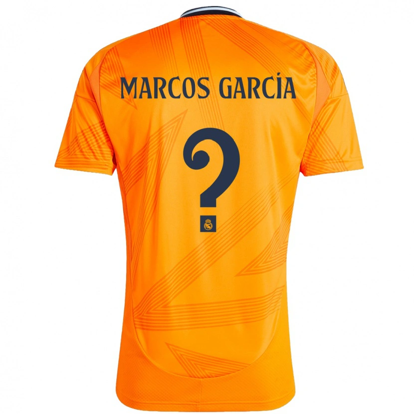Danxen Męski Marcos García #0 Pomarańczowy Wyjazdowa Koszulka 2024/25 Koszulki Klubowe