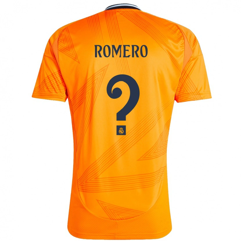 Danxen Męski Manu Romero #0 Pomarańczowy Wyjazdowa Koszulka 2024/25 Koszulki Klubowe