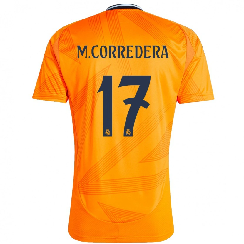 Danxen Męski Marta Corredera #17 Pomarańczowy Wyjazdowa Koszulka 2024/25 Koszulki Klubowe
