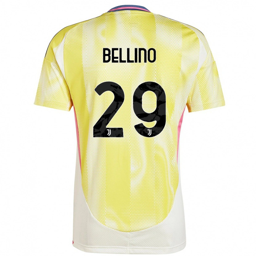 Danxen Męski Filippo Bellino #29 Żółty Słoneczny Wyjazdowa Koszulka 2024/25 Koszulki Klubowe