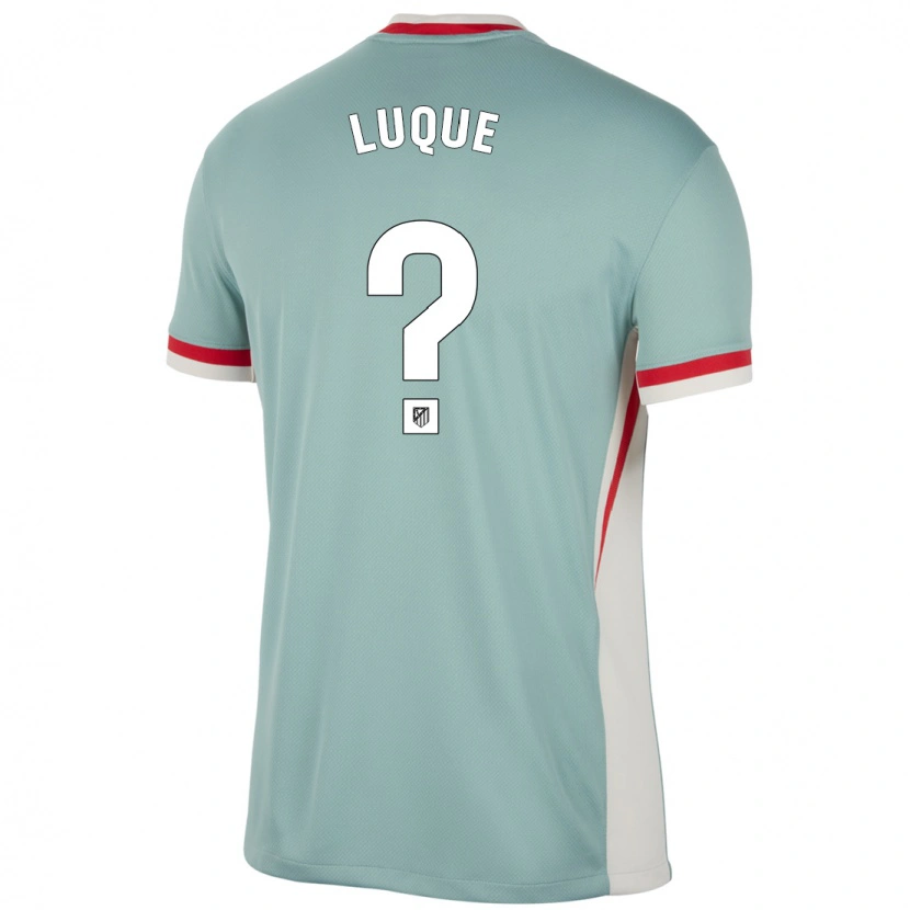 Danxen Męski Adrian Luque #0 Jasnobeżowy Niebieski Wyjazdowa Koszulka 2024/25 Koszulki Klubowe