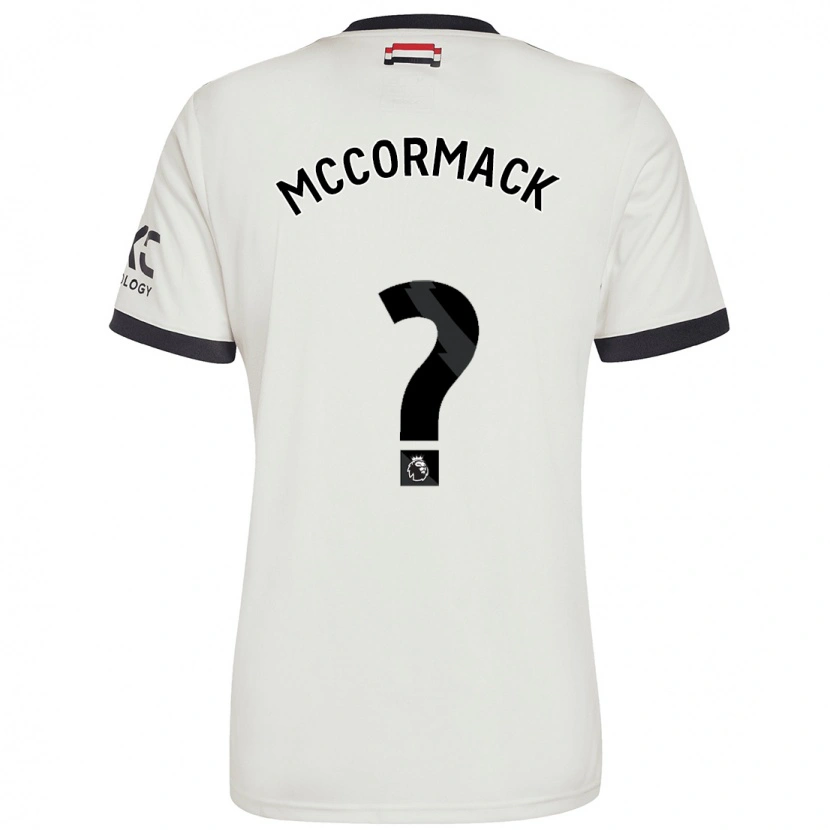 Danxen Męski Rafe Mccormack #0 Ecru Trzeci Komplet Koszulka 2024/25 Koszulki Klubowe