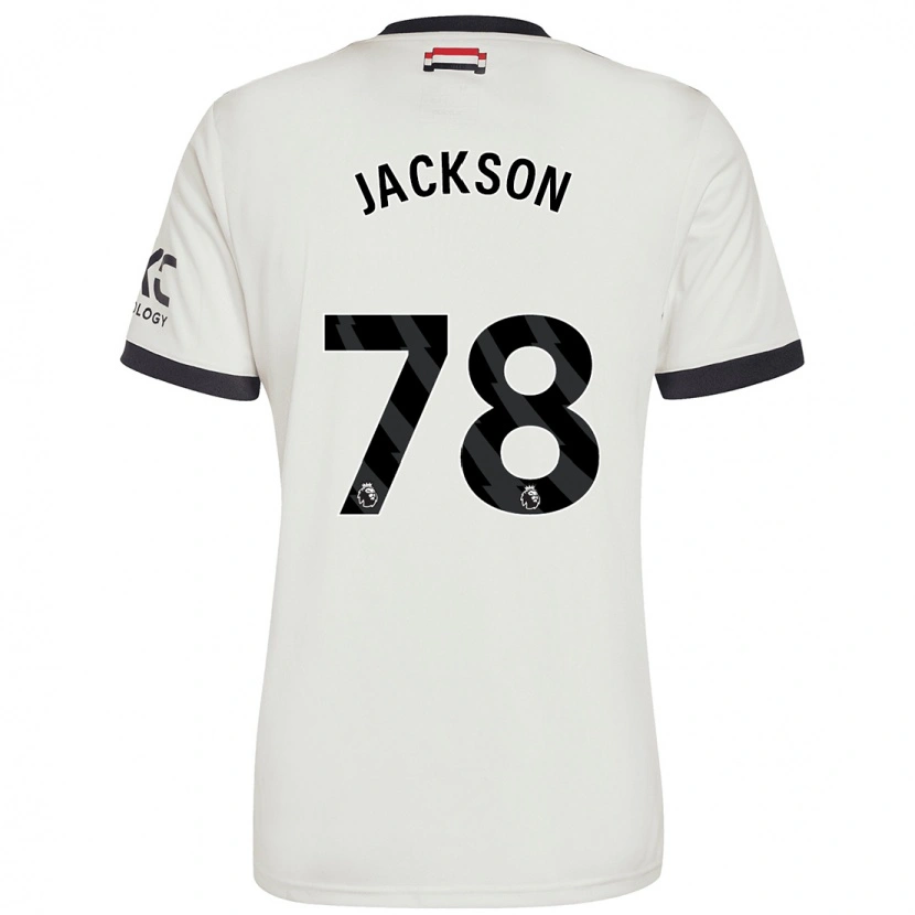 Danxen Męski Louis Jackson #78 Ecru Trzeci Komplet Koszulka 2024/25 Koszulki Klubowe
