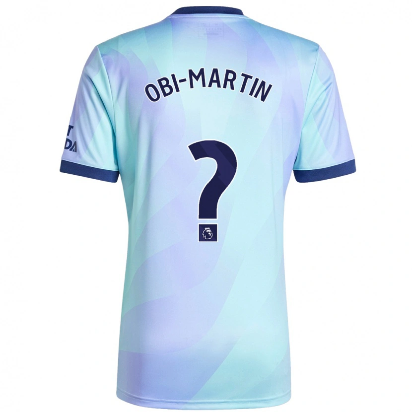 Danxen Męski Chido Obi-Martin #0 Aqua Trzeci Komplet Koszulka 2024/25 Koszulki Klubowe
