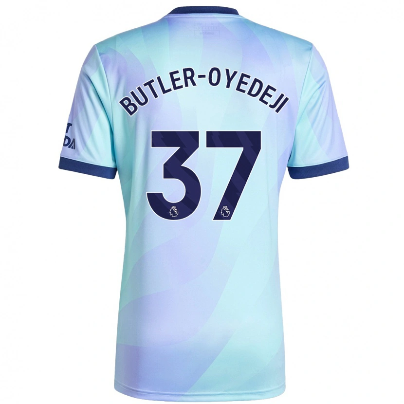 Danxen Męski Nathan Butler-Oyedeji #37 Aqua Trzeci Komplet Koszulka 2024/25 Koszulki Klubowe