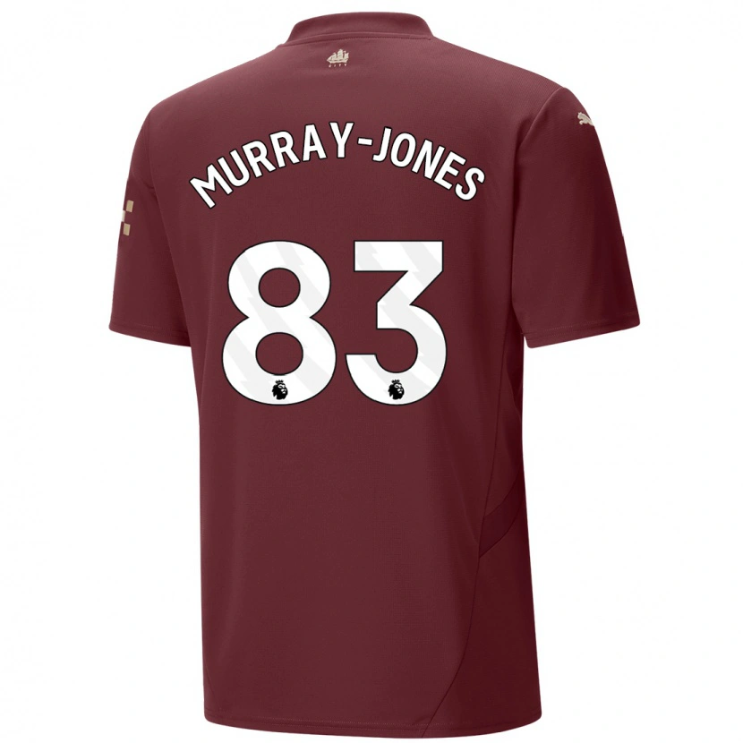 Danxen Męski George Murray-Jones #83 Kasztanowy Trzeci Komplet Koszulka 2024/25 Koszulki Klubowe