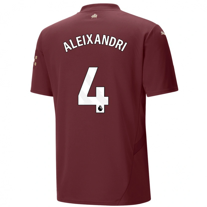 Danxen Męski Laia Aleixandri #4 Kasztanowy Trzeci Komplet Koszulka 2024/25 Koszulki Klubowe