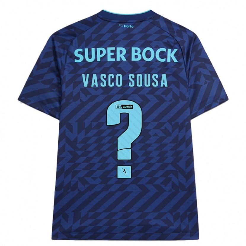 Danxen Męski Vasco Sousa #0 Granatowy Trzeci Komplet Koszulka 2024/25 Koszulki Klubowe