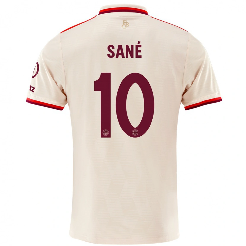 Danxen Męski Leroy Sané #10 Lniany Trzeci Komplet Koszulka 2024/25 Koszulki Klubowe