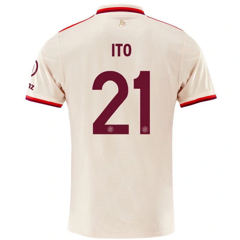 Danxen Męski Hiroki Ito #21 Lniany Trzeci Komplet Koszulka 2024/25 Koszulki Klubowe