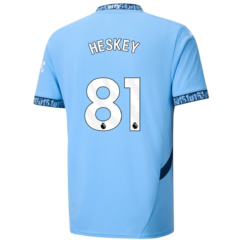 Danxen Kobiety Jaden Heskey #81 Granatowy Domowa Koszulka 2024/25 Koszulki Klubowe