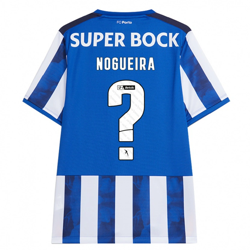 Danxen Kobiety Duarte Nogueira #0 Niebieski Biały Domowa Koszulka 2024/25 Koszulki Klubowe