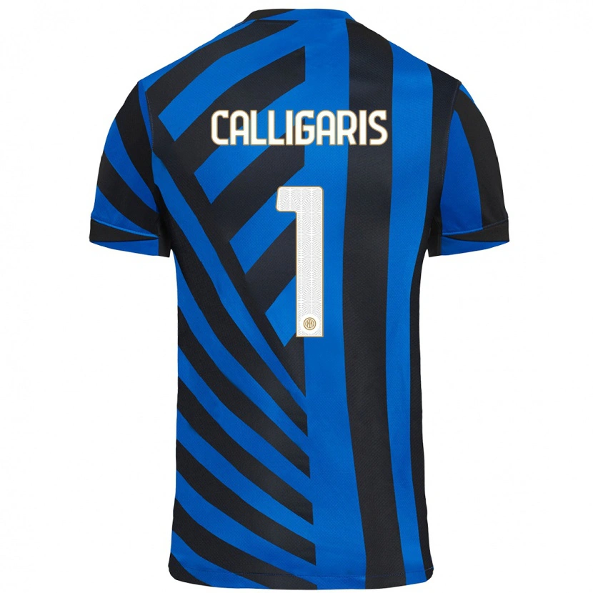 Danxen Kobiety Alessandro Calligaris #1 Niebiesko-Czarny Domowa Koszulka 2024/25 Koszulki Klubowe