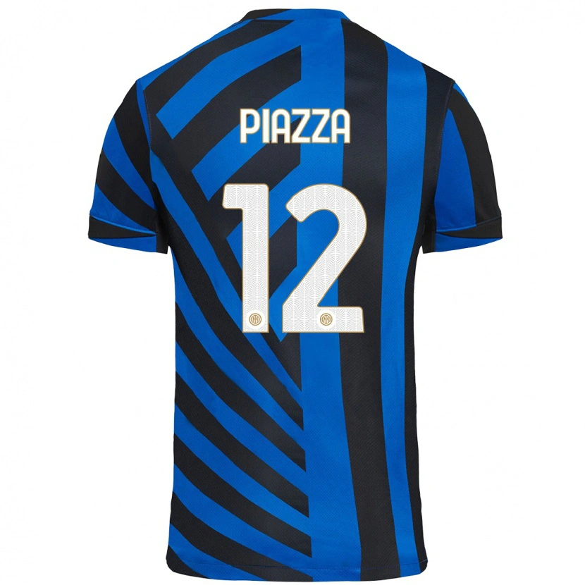 Danxen Kobiety Alessia Piazza #12 Niebiesko-Czarny Domowa Koszulka 2024/25 Koszulki Klubowe
