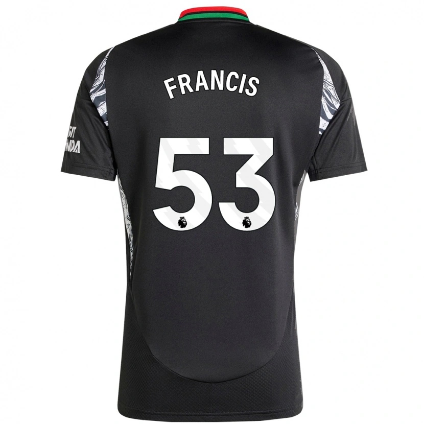 Danxen Kobiety Jack Henry-Francis #53 Czarny Wyjazdowa Koszulka 2024/25 Koszulki Klubowe