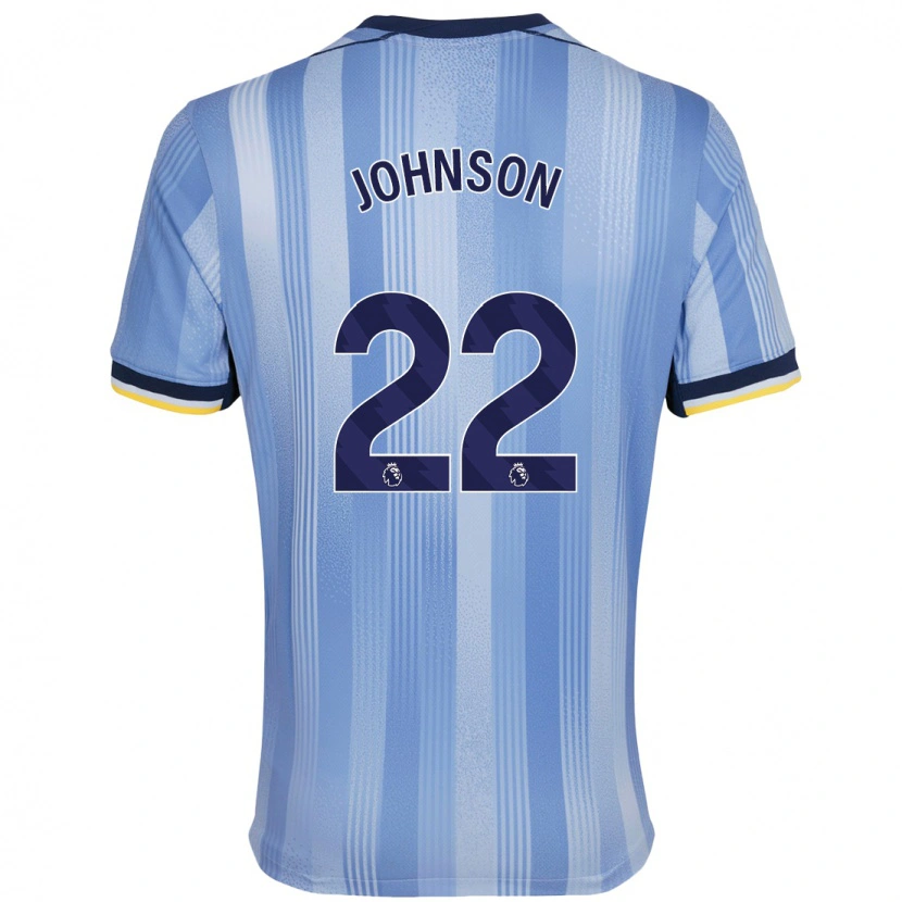 Danxen Kobiety Brennan Johnson #22 Jasnoniebieski Wyjazdowa Koszulka 2024/25 Koszulki Klubowe