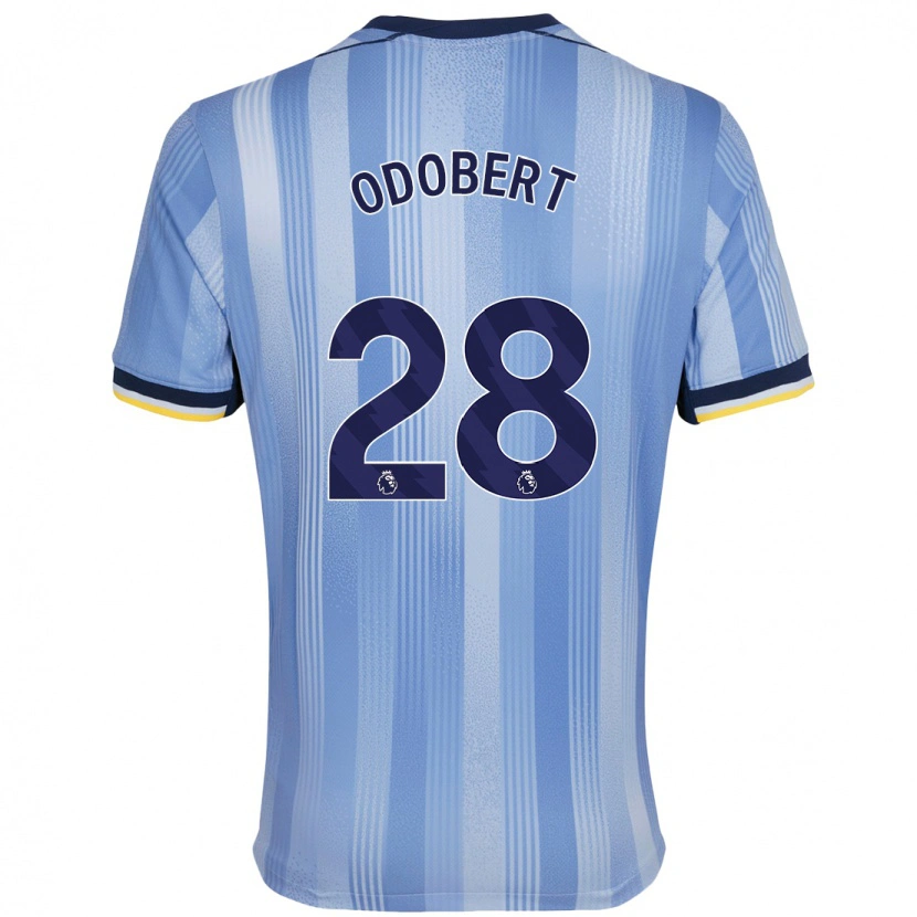Danxen Kobiety Wilson Odobert #28 Jasnoniebieski Wyjazdowa Koszulka 2024/25 Koszulki Klubowe