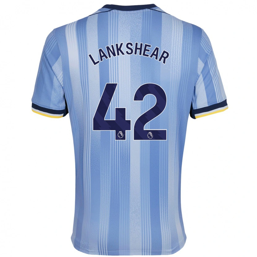 Danxen Kobiety Will Lankshear #42 Jasnoniebieski Wyjazdowa Koszulka 2024/25 Koszulki Klubowe