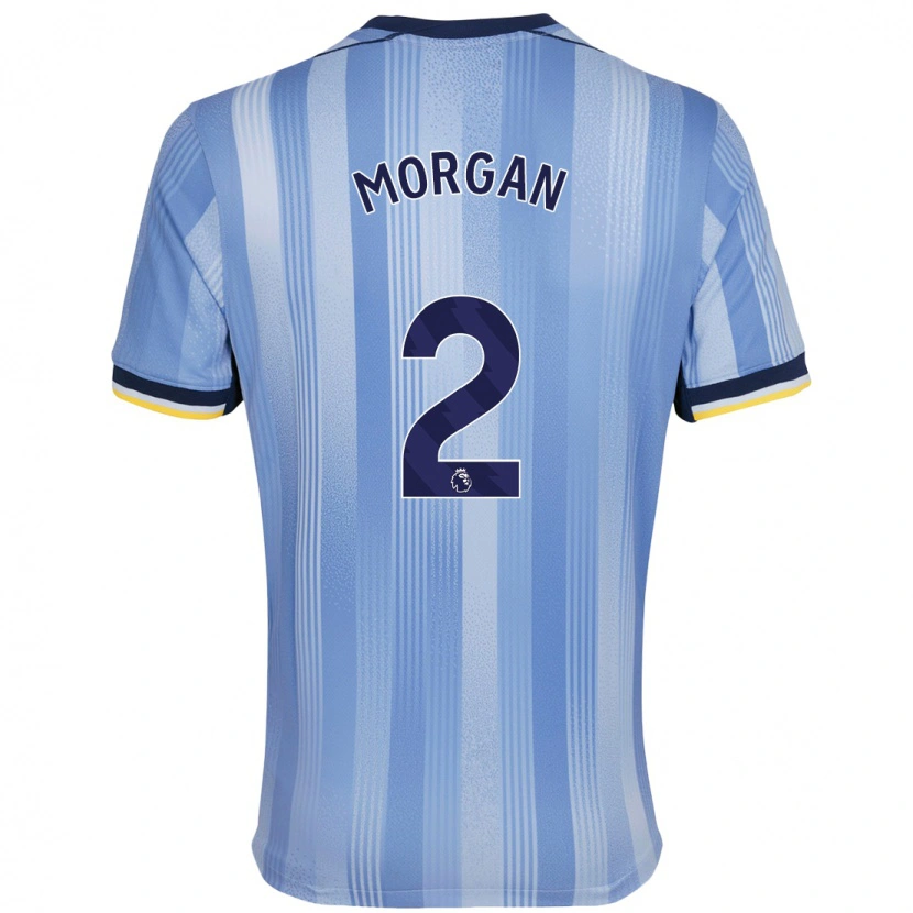 Danxen Kobiety Esther Morgan #2 Jasnoniebieski Wyjazdowa Koszulka 2024/25 Koszulki Klubowe