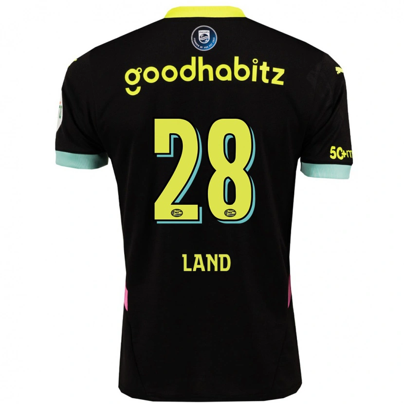 Danxen Kobiety Tygo Land #28 Czarny Żółty Wyjazdowa Koszulka 2024/25 Koszulki Klubowe