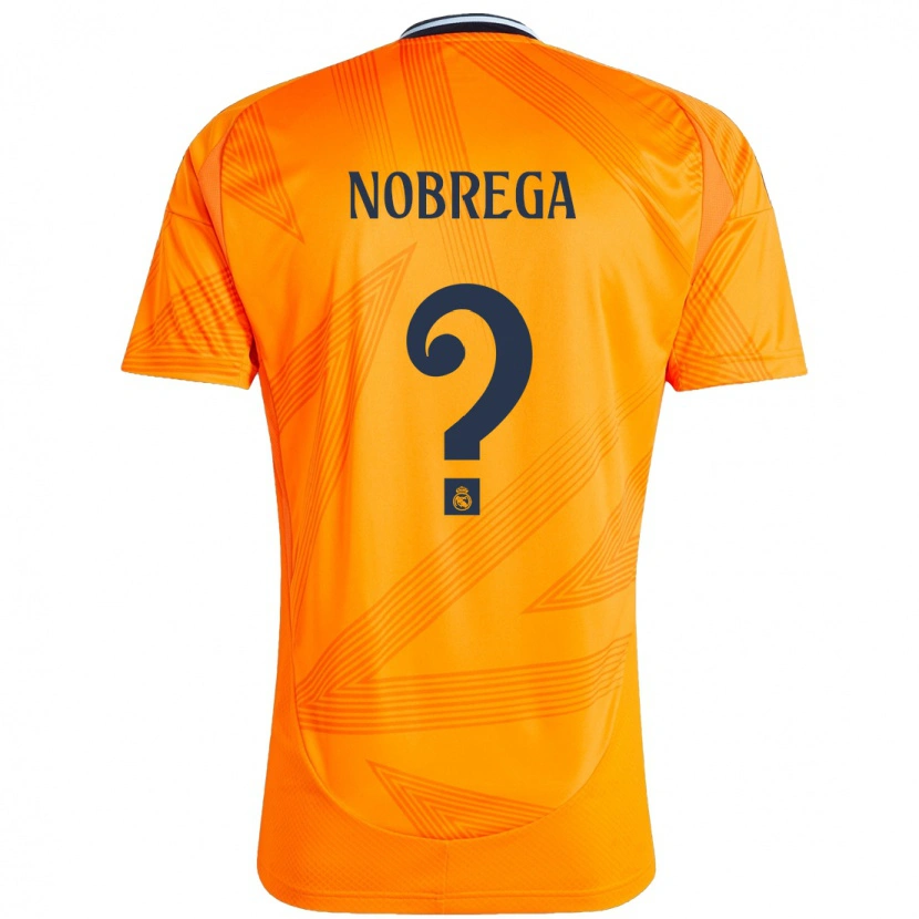 Danxen Kobiety Abraham Nobrega #0 Pomarańczowy Wyjazdowa Koszulka 2024/25 Koszulki Klubowe