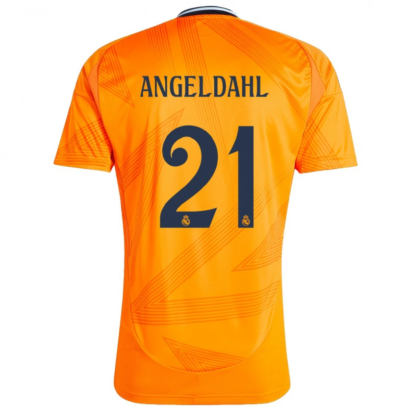 Danxen Kobiety Filippa Angeldahl #21 Pomarańczowy Wyjazdowa Koszulka 2024/25 Koszulki Klubowe