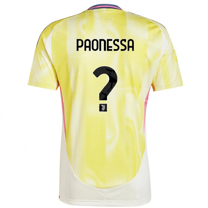 Danxen Kobiety Riccardo Paonessa #0 Żółty Słoneczny Wyjazdowa Koszulka 2024/25 Koszulki Klubowe