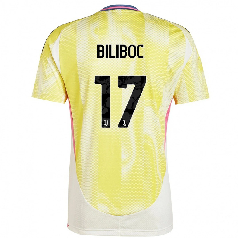 Danxen Kobiety Lorenzo Biliboc #17 Żółty Słoneczny Wyjazdowa Koszulka 2024/25 Koszulki Klubowe