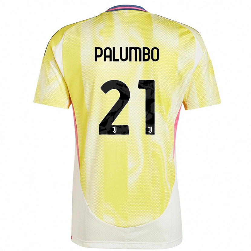 Danxen Kobiety Martin Palumbo #21 Żółty Słoneczny Wyjazdowa Koszulka 2024/25 Koszulki Klubowe