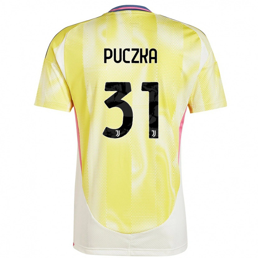 Danxen Kobiety David Puczka #31 Żółty Słoneczny Wyjazdowa Koszulka 2024/25 Koszulki Klubowe