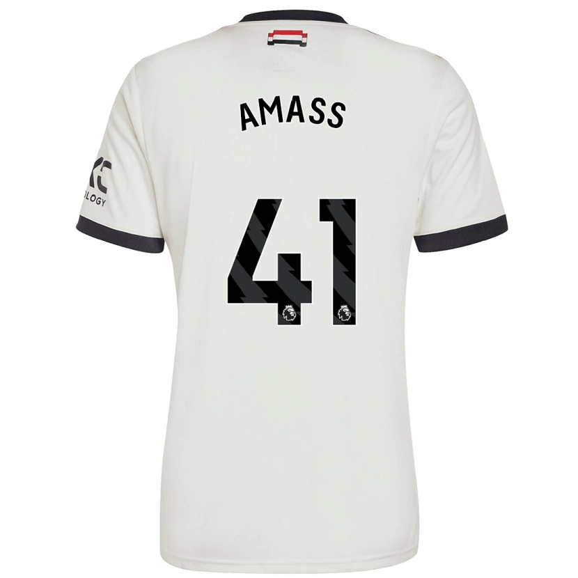 Danxen Kobiety Harry Amass #41 Ecru Trzeci Komplet Koszulka 2024/25 Koszulki Klubowe
