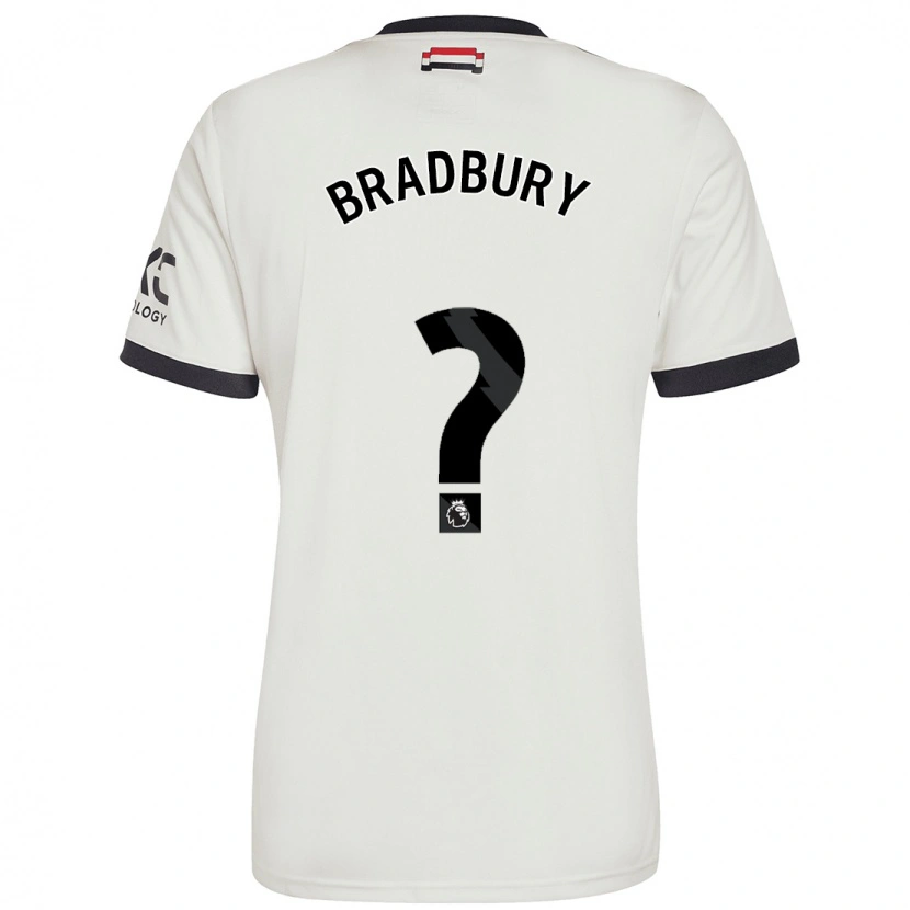 Danxen Kobiety Louie Bradbury #0 Ecru Trzeci Komplet Koszulka 2024/25 Koszulki Klubowe