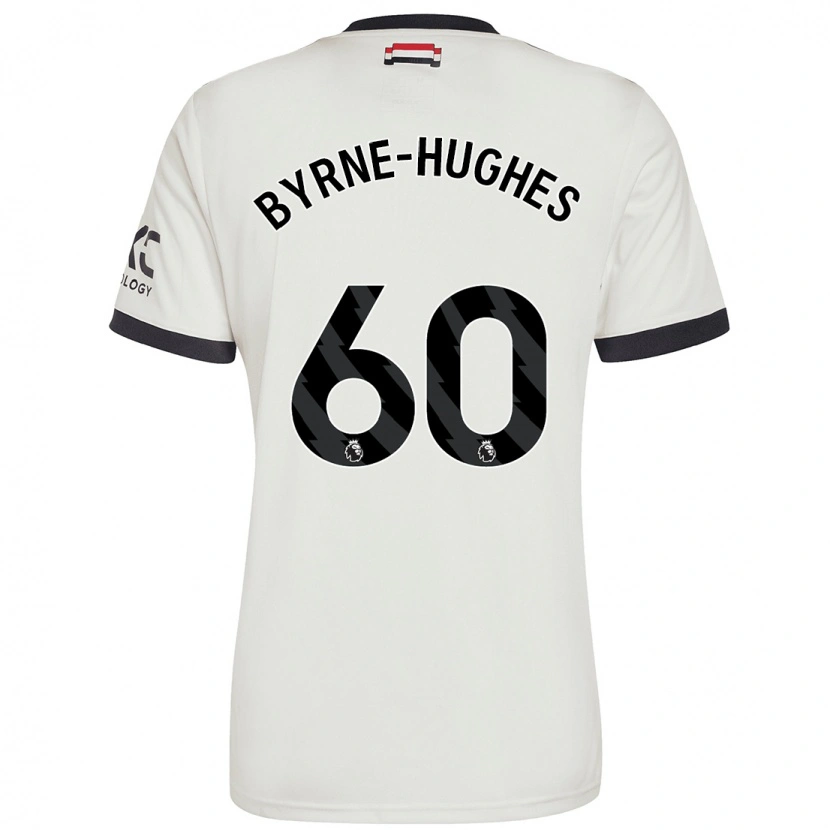 Danxen Kobiety Cameron Byrne-Hughes #60 Ecru Trzeci Komplet Koszulka 2024/25 Koszulki Klubowe