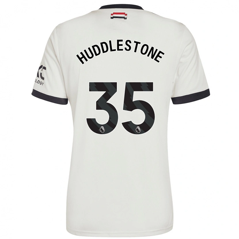 Danxen Kobiety Tom Huddlestone #35 Ecru Trzeci Komplet Koszulka 2024/25 Koszulki Klubowe