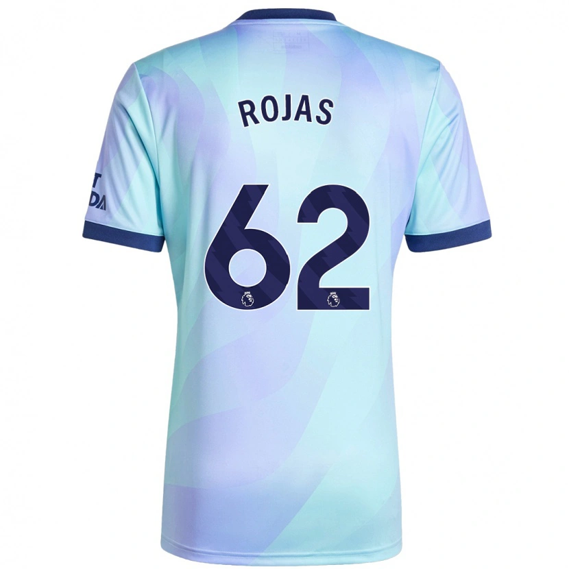 Danxen Kobiety Alexei Rojas #62 Aqua Trzeci Komplet Koszulka 2024/25 Koszulki Klubowe