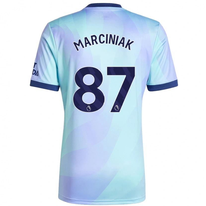 Danxen Kobiety Alex Marciniak #87 Aqua Trzeci Komplet Koszulka 2024/25 Koszulki Klubowe