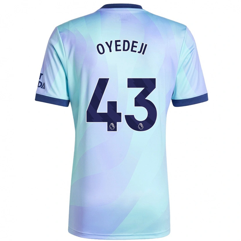 Danxen Kobiety Nathan Butler Oyedeji #43 Aqua Trzeci Komplet Koszulka 2024/25 Koszulki Klubowe