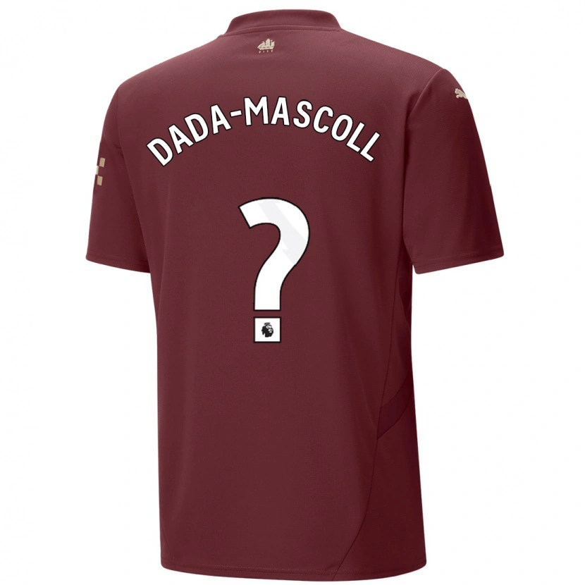 Danxen Kobiety Isaiah Dada-Mascoll #0 Kasztanowy Trzeci Komplet Koszulka 2024/25 Koszulki Klubowe