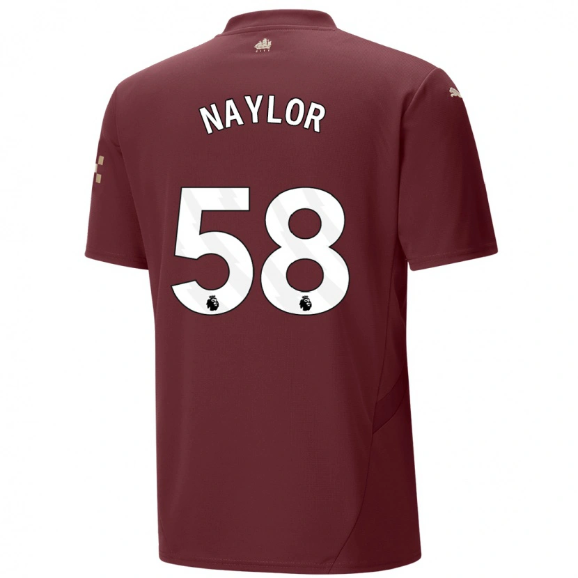 Danxen Kobiety Seb Naylor #58 Kasztanowy Trzeci Komplet Koszulka 2024/25 Koszulki Klubowe