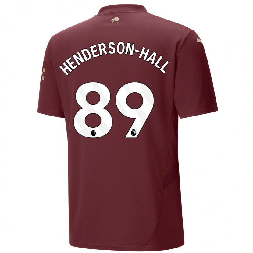 Danxen Kobiety Matty Henderson-Hall #89 Kasztanowy Trzeci Komplet Koszulka 2024/25 Koszulki Klubowe