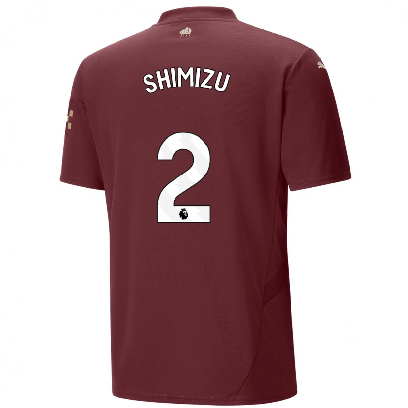 Danxen Kobiety Risa Shimizu #2 Kasztanowy Trzeci Komplet Koszulka 2024/25 Koszulki Klubowe