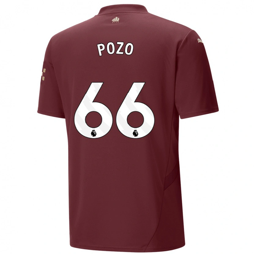 Danxen Kobiety Iker Pozo #66 Kasztanowy Trzeci Komplet Koszulka 2024/25 Koszulki Klubowe