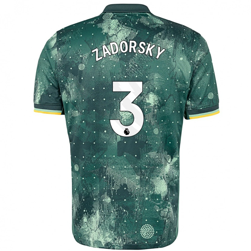 Danxen Kobiety Shelina Zadorsky #3 Miętowy Trzeci Komplet Koszulka 2024/25 Koszulki Klubowe