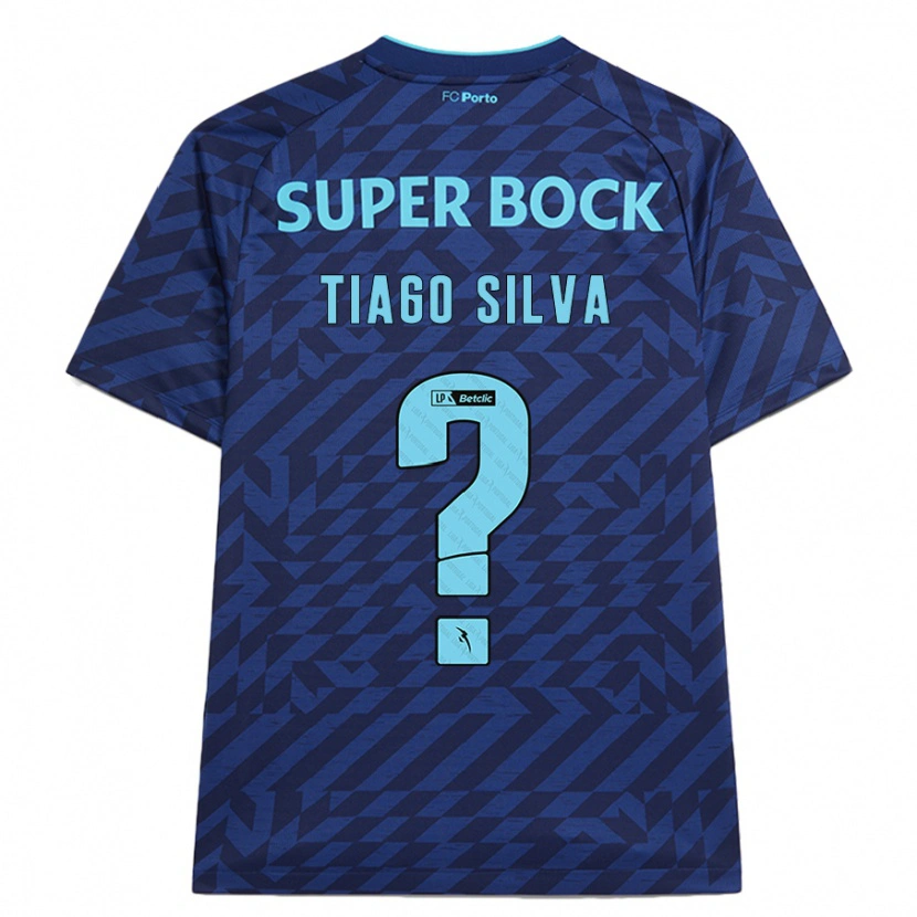 Danxen Kobiety Tiago Silva #0 Granatowy Trzeci Komplet Koszulka 2024/25 Koszulki Klubowe