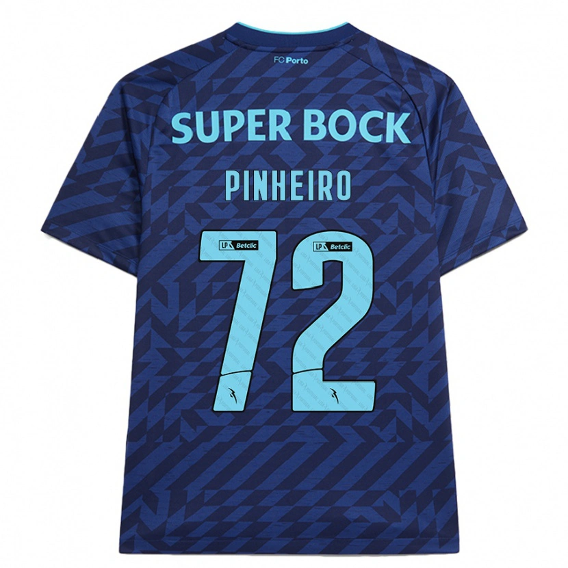 Danxen Kobiety Rodrigo Pinheiro #72 Granatowy Trzeci Komplet Koszulka 2024/25 Koszulki Klubowe