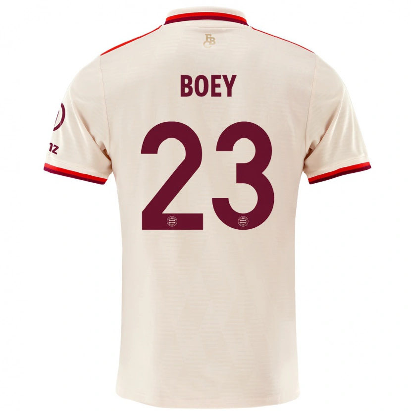 Danxen Kobiety Sacha Boey #23 Lniany Trzeci Komplet Koszulka 2024/25 Koszulki Klubowe