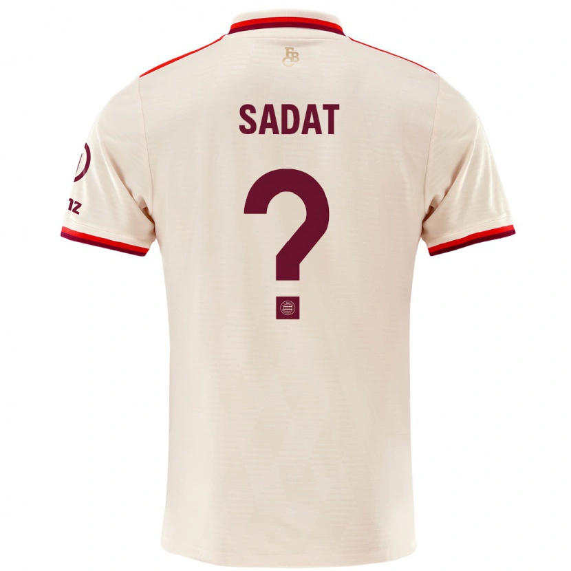Danxen Kobiety Mudaser Sadat #0 Lniany Trzeci Komplet Koszulka 2024/25 Koszulki Klubowe