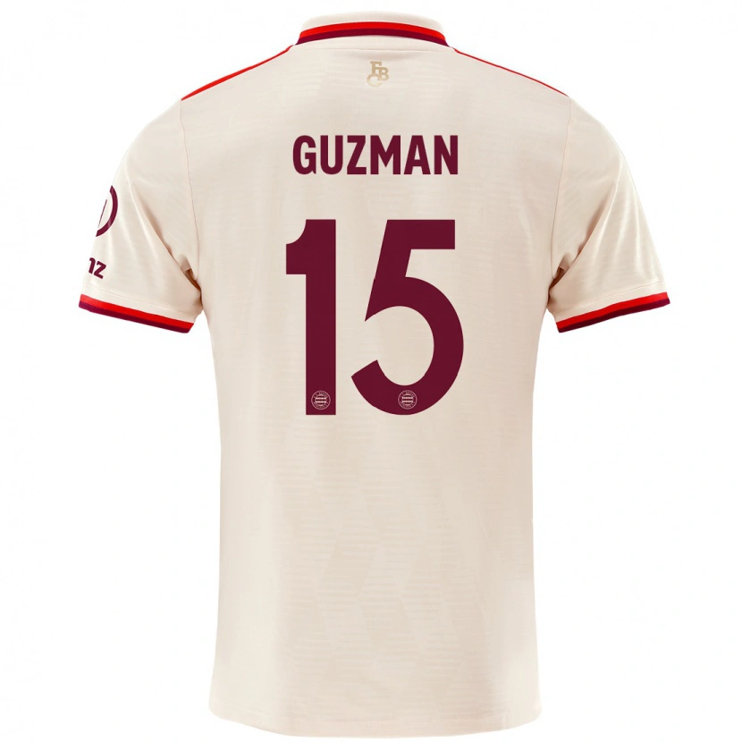 Danxen Kobiety Ana María Guzmán #15 Lniany Trzeci Komplet Koszulka 2024/25 Koszulki Klubowe