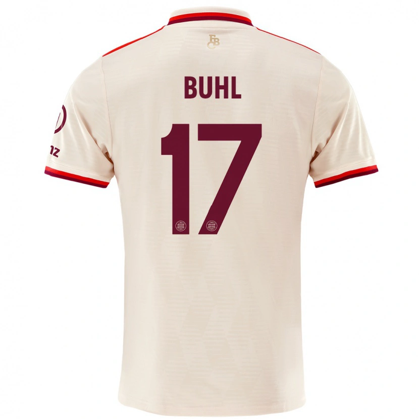 Danxen Kobiety Klara Bühl #17 Lniany Trzeci Komplet Koszulka 2024/25 Koszulki Klubowe